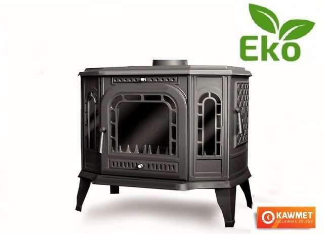 Печь чугунная KAWMET P7 LB/PB EKO 10,5 kW - дверцы с левой/правой стороны P7 LB/PB EKO 10,5 kW фото