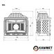 Каминная топка KAWMET W4 14,5 kW W4 14,5 kW фото 8