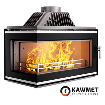 Каминная топка KAWMET W16 LB 14,7 kW - угловая, с левым боковым стеклом без рамы W16 LB 14,7 kW фото